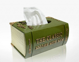 Book Style Resin Tissue Box