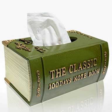 Book Style Resin Tissue Box