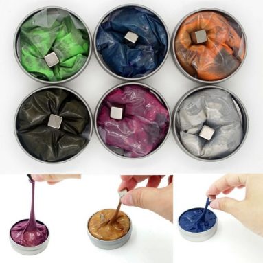 Creative Toys Magnetic Thinking Putty 6 Color Plasticine Magnetic Silly Putty