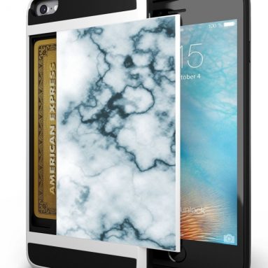 Credit Card ID Holder Wallet Case Cover Dual Slim Shock-Resistant Hybrid Armor Case