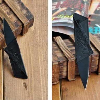 Credit Card Wallet Portable Safety Folding Blade Knife Style Camping Outdoor