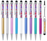 Crystal Colorful Stylus Pen and Ballpoint for Touch Screen
