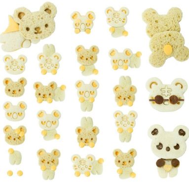 CuteZCute Sandwich Cutter and Cookie Stamp Kit