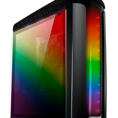 CybertronPC Gaming Desktop PC Rhodium AMD Ryzen 7 1800X 3.6GHz