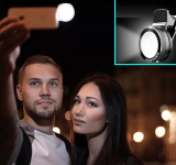 Portable Mini Spot Selfie Flash 9 LEDS Night Light for Any Cell Apple iPhone 6s6 Plus