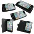 Leather Case Holster with Rotating Belt Clip for iPhone 5