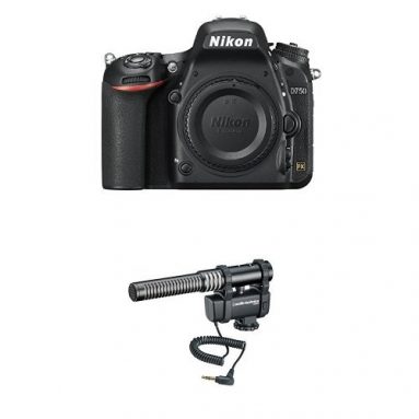 Nikon Body Only + Audio-Technica Camera-Mount Microphone