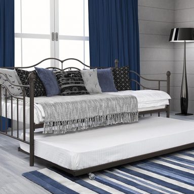 DHP Tokyo Twin Size Daybed and Trundle with Metal Frame