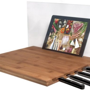 DIGITAL Bamboo Cutting Board for iPad and other Tablets