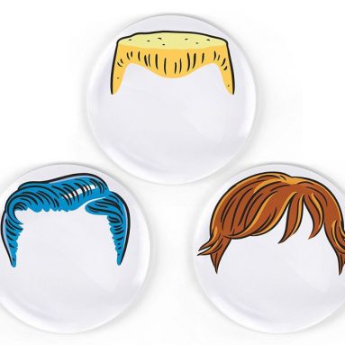 DINNER DO’S Boy’s Hairstyle Dinner Plates