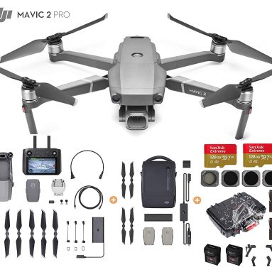 DJI Mavic 2 Pro Drone Quadcopter with Smart Controller and Fly More Kit