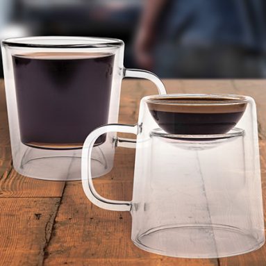 DOUBLE SHOT GLASS MUG