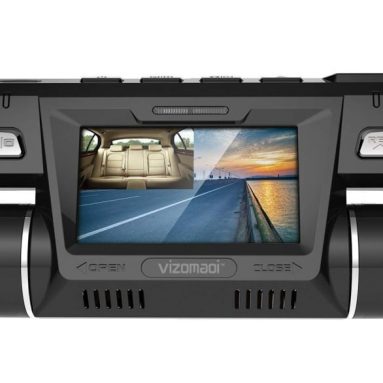 Dash Cam with WiFi, Dual 1920x1080P Front and Cabin Dash Camera