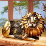 Deco Breeze Lion Figurine Fan