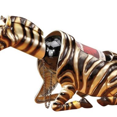 Decoration Wine Bottle Holder-Zebra
