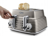 Delonghi Scultura Toaster 4 Slots Bronze