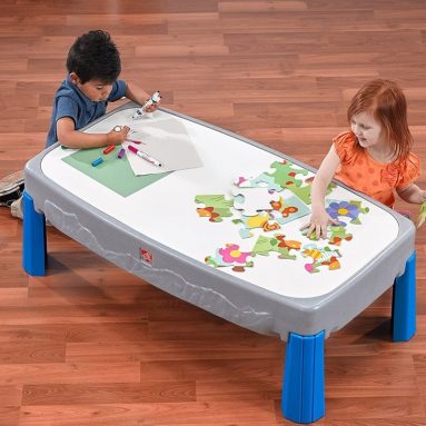 Deluxe Canyon Road Train & Track Play Table Playset