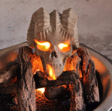 Demon Fire Pit Skull