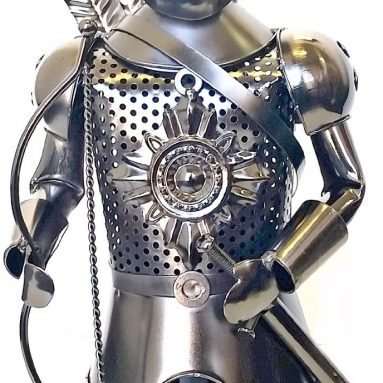 Designer Wine Holder Medieval Armor Knight Warrior