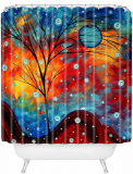 Designs Madart Summer Snow Shower Curtain