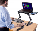 Desk Adjustable Sit Stand Desk for Laptops