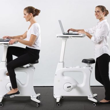 Desk Exercise Bike Home Office Standing Desk Cycle