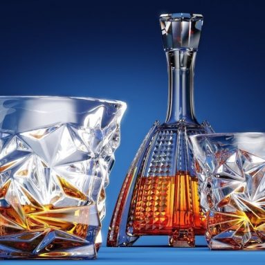 Diamond Cut Whiskey Glasses
