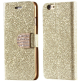Diamond Flip Leather Case For iPhone 7 For iPhone 7 Plus Fashion Accessories Cover Card Slot Wallet Bag i7