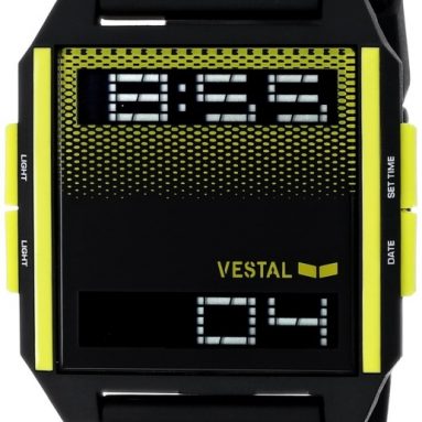 Digichord Digital Display Japanese Quartz Black Watch