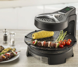 Digital Halogen Powered Rotating Grill with LCD Touch Time & Temperature Control Display