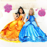 Disney Beauty and The Beast Princess Belle Dress Wearable Blanket Super Soft