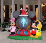Disney Mickey & Minnie Airblown Panoramic Projection Inflatable
