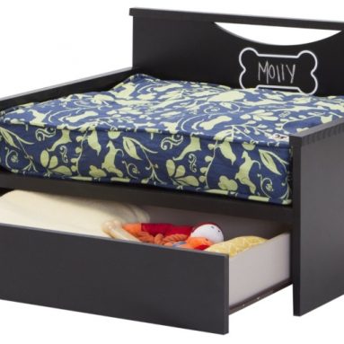 Dog Bed with Storage and Cushion Cover