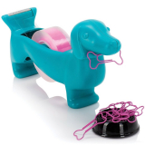 Dog Tape Dispenser with Paper Clip Bones