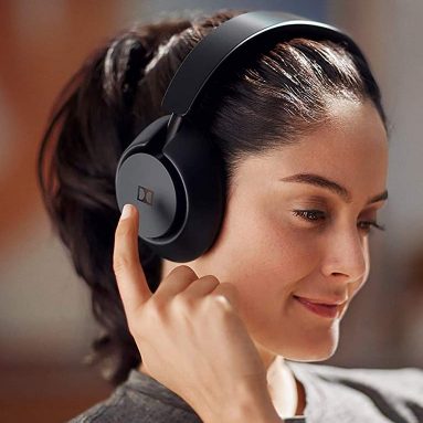 Dolby Dimension Wireless Bluetooth Over Ear Headphones with Active Noise Cancellation