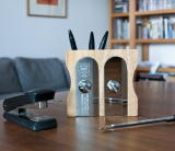 Double Pencil Sharpener Desk Tidy
