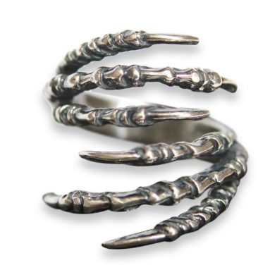 Double Raven Claw Talon Ring