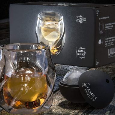 Double Wall Whiskey Glasses set