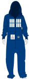 Dr Who Blue Tardis Onesie Jumpsuit for Adults