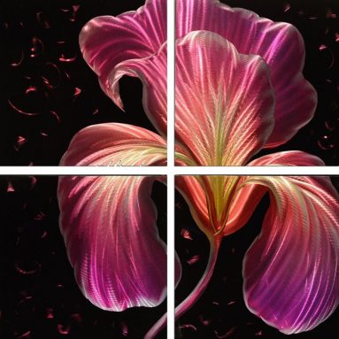 Dream Lonely Flower Metal Wall Art Decor