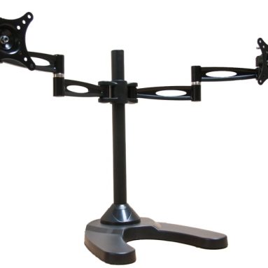 Dual Freestanding Monitor Stand for Monitors Up to 27″ screens