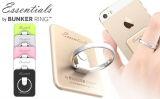 Dual Ring and Smart Phone Stand Type Back Sticker Case For Smart Phone