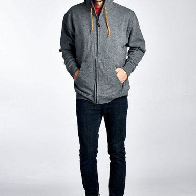 Duran 5v/2a(power Bank) Heated Hoodie: Full-zip Hooded Fleece Sweatshirt (Hoodie)