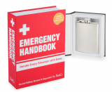 EMERGENCY HANDBOOK HIDDEN FLASK