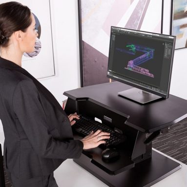 Height Adjustable Standing Desk Sit-Stand Desk Top