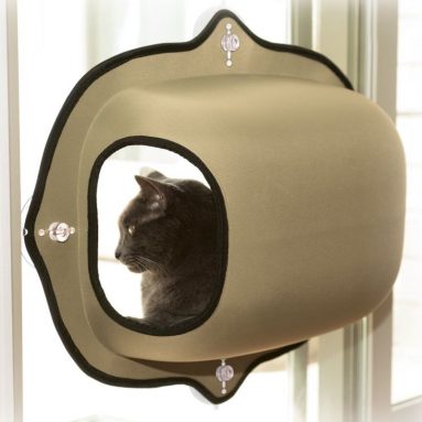 EZ Mount Window Pod Kitty Sill Tan