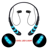 Bluetooth Headphones Cool LED V4.0 Wireless Sports Neckband Headphones