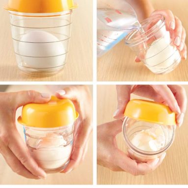 Easy Egg Peeler Boiled Egg Peeler & Egg Chopper