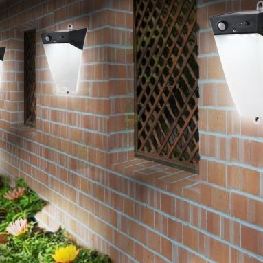 Solar Motion Garden Warning Light LED Security lamp