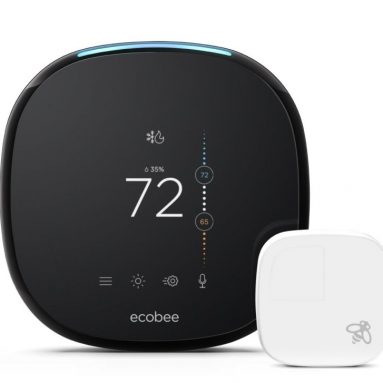 Ecobee4 Alexa-Enabled Thermostat with Sensor